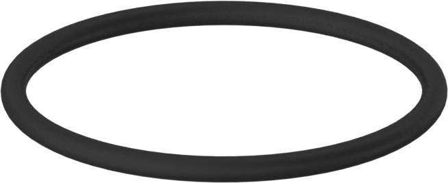 Kimyasala Dayanıklı Viton® Floroelastomer O-Ring, 1.6 mm Genişlik, 25.1 mm İç Çap