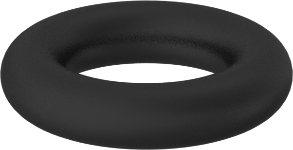 Kimyasala Dayanıklı Viton® Floroelastomer O-Ring, 1.9 mm Genişlik, 4.8 mm İç Çap