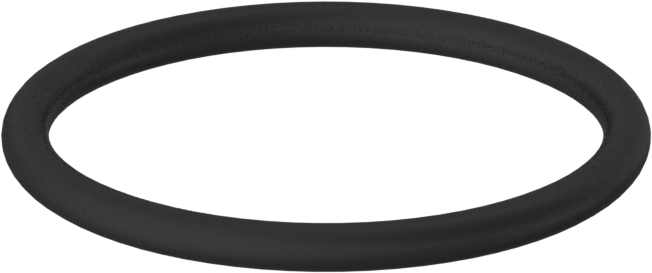 Kimyasala Dayanıklı Viton® Floroelastomer O-Ring, 2 mm Genişlik, 23.5 mm İç Çap