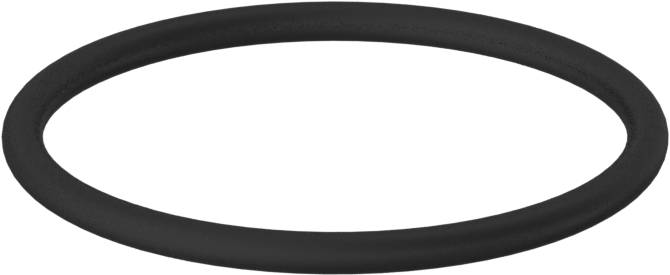 Kimyasala Dayanıklı Viton® Floroelastomer O-Ring, 2 mm Genişlik, 28.5 mm İç Çap