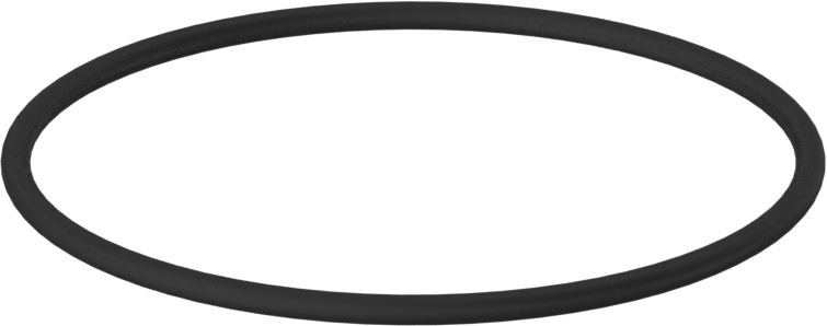 Kimyasala Dayanıklı Viton® Floroelastomer O-Ring, 2 mm Genişlik, 52 mm İç Çap