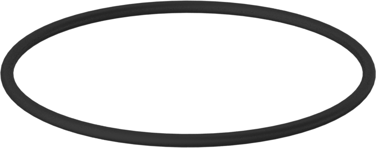 Kimyasala Dayanıklı Viton® Floroelastomer O-Ring, 2 mm Genişlik, 54 mm İç Çap