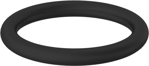 Kimyasala Dayanıklı Viton® Floroelastomer O-Ring, 2.4 mm Genişlik, 16.3 mm İç Çap