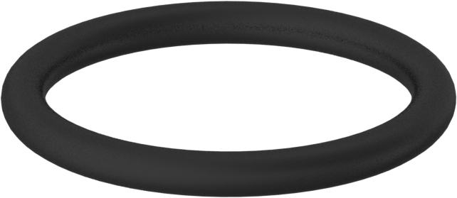 Kimyasala Dayanıklı Viton® Floroelastomer O-Ring, 2.4 mm Genişlik, 19.8 mm İç Çap