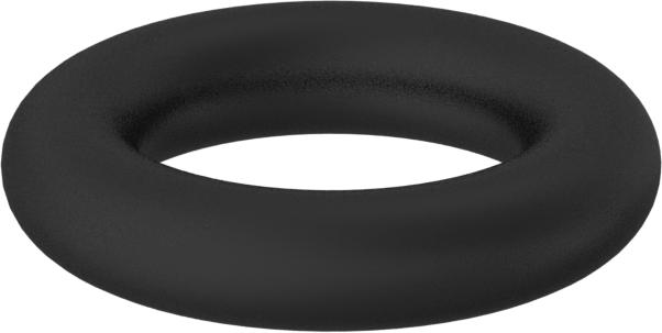 Kimyasala Dayanıklı Viton® Floroelastomer O-Ring, 2.5 mm Genişlik, 7 mm İç Çap