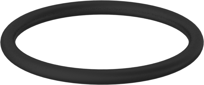 Kimyasala Dayanıklı Viton® Floroelastomer O-Ring, 2.5 mm Genişlik, 29 mm İç Çap