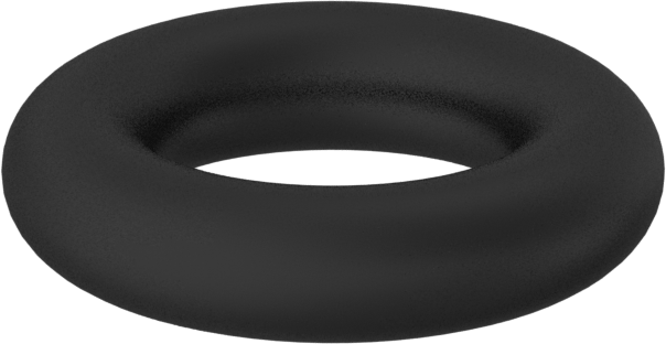 Kimyasala Dayanıklı Viton® Floroelastomer O-Ring, 3 mm Genişlik, 7 mm İç Çap