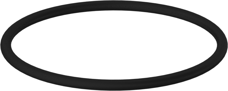 Kimyasala Dayanıklı Viton® Floroelastomer O-Ring, 3 mm Genişlik, 58 mm İç Çap