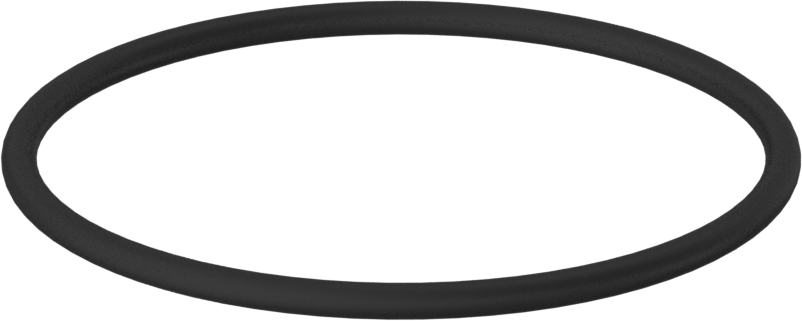 Kimyasala Dayanıklı Viton® Floroelastomer O-Ring, 3 mm Genişlik, 62 mm İç Çap
