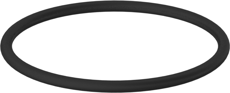 Kimyasala Dayanıklı Viton® Floroelastomer O-Ring, 3.1 mm Genişlik, 54.4 mm İç Çap