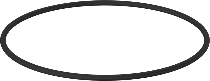 Kimyasala Dayanıklı Viton® Floroelastomer O-Ring, 4 mm Genişlik, 140 mm İç Çap