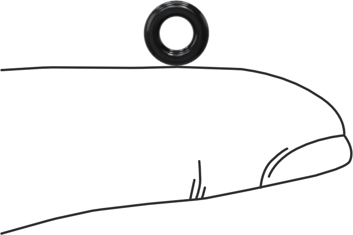 Suya ve Buhara Dayanıklı Sert EPDM O-Rings, 1/16 Kesirli Genişlik, Dash Numarası 007