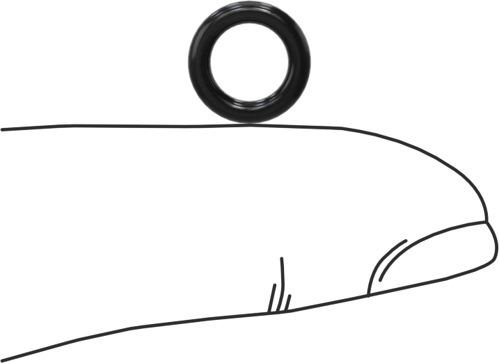 Suya ve Buhara Dayanıklı Sert EPDM O-Rings, 1/16 Kesirli Genişlik, Dash Numarası 010