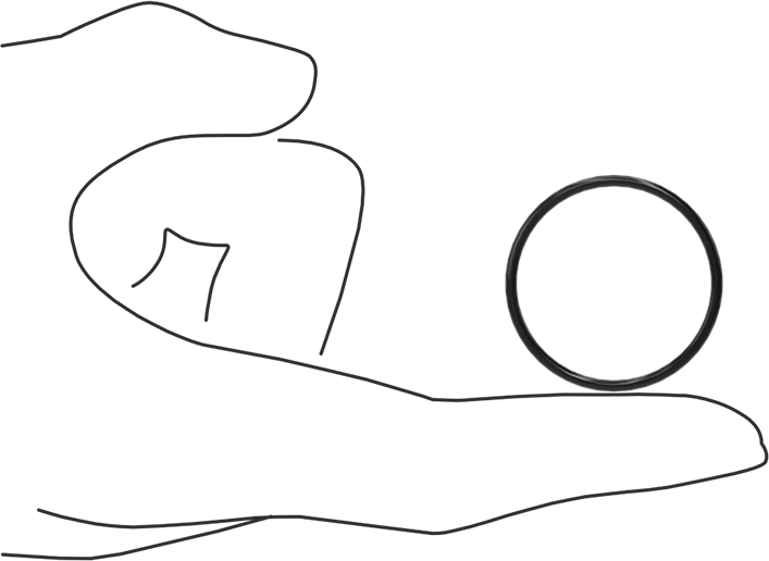 Suya ve Buhara Dayanıklı Sert EPDM O-Rings, 1/16 Kesirli Genişlik, Dash Numarası 025