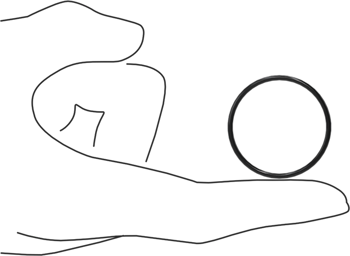 Suya ve Buhara Dayanıklı Sert EPDM O-Rings, 1/16 Kesirli Genişlik, Dash Numarası 026