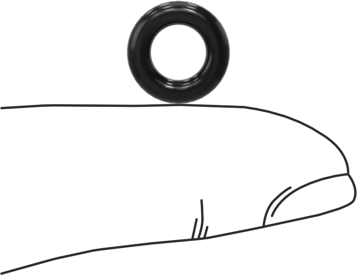 Suya ve Buhara Dayanıklı Sert EPDM O-Rings, 3/32 Kesirli Genişlik, Dash Numarası 108