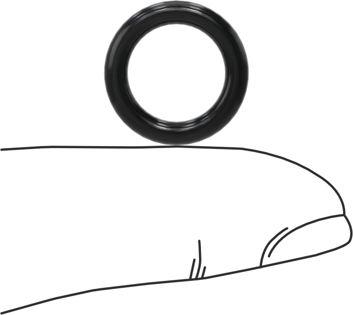 Suya ve Buhara Dayanıklı Sert EPDM O-Rings, 3/32 Kesirli Genişlik, Dash Numarası 111