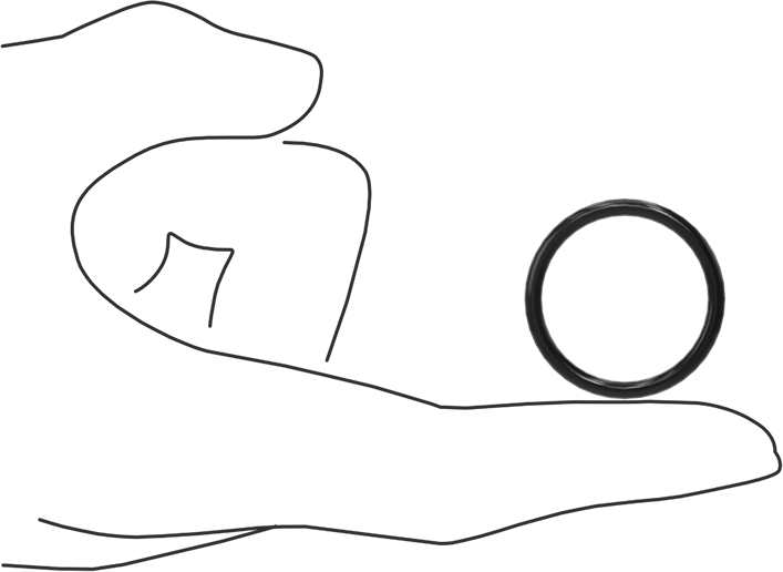 Suya ve Buhara Dayanıklı Sert EPDM O-Rings, 3/32 Kesirli Genişlik, Dash Numarası 120