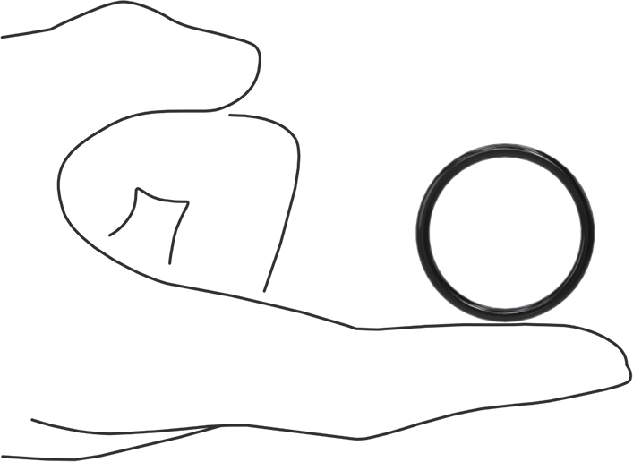 Suya ve Buhara Dayanıklı Sert EPDM O-Rings, 3/32 Kesirli Genişlik, Dash Numarası 122