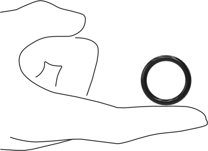 Suya ve Buhara Dayanıklı Sert EPDM O-Rings, 1/8 Kesirli Genişlik, Dash Numarası 212