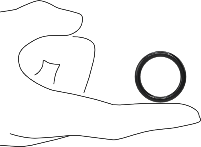 Suya ve Buhara Dayanıklı Sert EPDM O-Rings, 1/8 Kesirli Genişlik, Dash Numarası 213