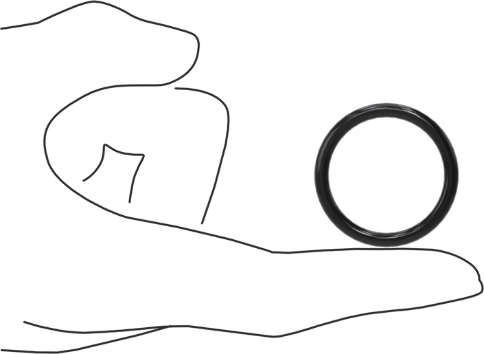 Suya ve Buhara Dayanıklı Sert EPDM O-Rings, 1/8 Kesirli Genişlik, Dash Numarası 216