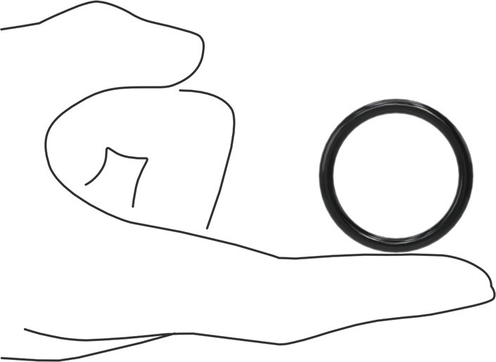 Suya ve Buhara Dayanıklı Sert EPDM O-Rings, 1/8 Kesirli Genişlik, Dash Numarası 217