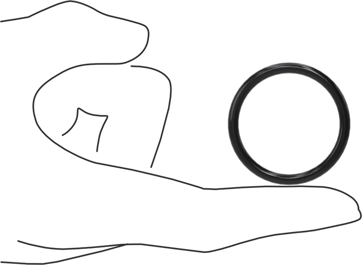 Suya ve Buhara Dayanıklı Sert EPDM O-Rings, 1/8 Kesirli Genişlik, Dash Numarası 219