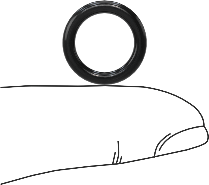 Yağa Dayanıklı Buna-N O-Ring, 2.4 mm Genişlik, 11 mm İç Çap