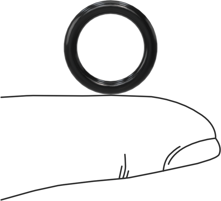 Yağa Dayanıklı Buna-N O-Ring, 2.4 mm Genişlik, 11.8 mm İç Çap