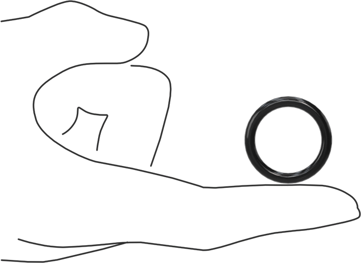 Yağa Dayanıklı Buna-N O-Ring, 3.5 mm Genişlik, 21.7 mm İç Çap