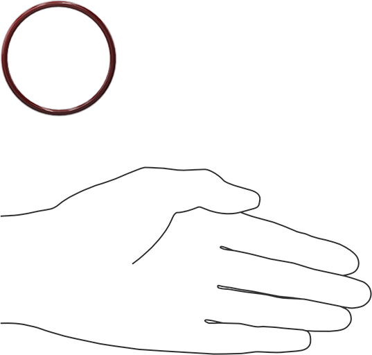 Kimyasala Dayanıklı FEP Kaplı Silikon O-Ring, Düşük Sıcaklık, 1/8 Kesirli Genişlik, Dash No. 226