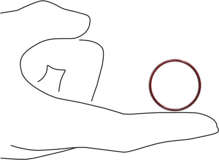 Kimyasala Dayanıklı FEP Kaplı Silikon O-Ring, Düşük Sıcaklık, 1/16 Kesirli Genişlik, Dash No. 022