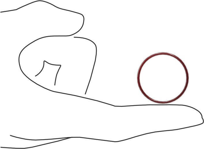 Kimyasala Dayanıklı FEP Kaplı Silikon O-Ring, Düşük Sıcaklık, 1/16 Kesirli Genişlik, Dash No. 023