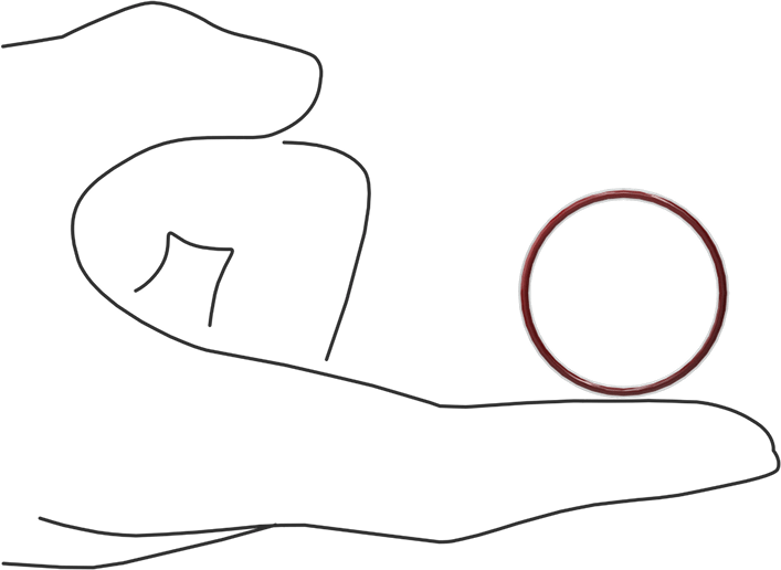 Kimyasala Dayanıklı FEP Kaplı Silikon O-Ring, Düşük Sıcaklık, 1/16 Kesirli Genişlik, Dash No. 024