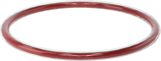 Kimyasala Dayanıklı FEP Kaplı Silikon O-Ring, Düşük Sıcaklık, 1/16 Kesirli Genişlik, Dash No. 024