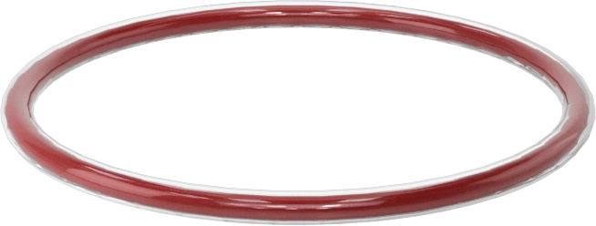 Kimyasala Dayanıklı FEP Kaplı Silikon O-Ring, Düşük Sıcaklık, 1/16 Kesirli Genişlik, Dash No. 025