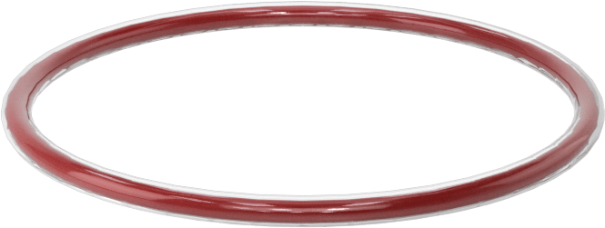 Kimyasala Dayanıklı FEP Kaplı Silikon O-Ring, Düşük Sıcaklık, 1/16 Kesirli Genişlik, Dash No. 027
