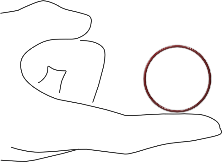 Kimyasala Dayanıklı FEP Kaplı Silikon O-Ring, Düşük Sıcaklık, 1/16 Kesirli Genişlik, Dash No. 027