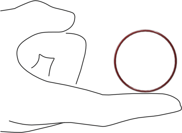 Kimyasala Dayanıklı FEP Kaplı Silikon O-Ring, Düşük Sıcaklık, 1/16 Kesirli Genişlik, Dash No. 029