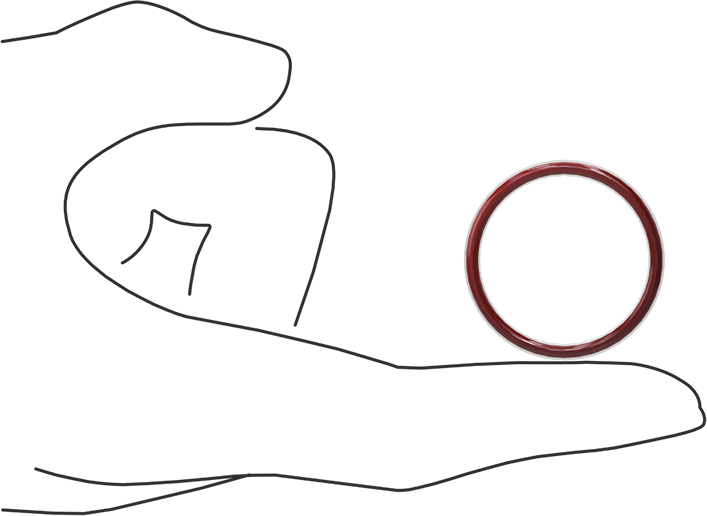 Kimyasala Dayanıklı FEP Kaplı Silikon O-Ring, Düşük Sıcaklık, 3/32 Kesirli Genişlik, Dash No. 122