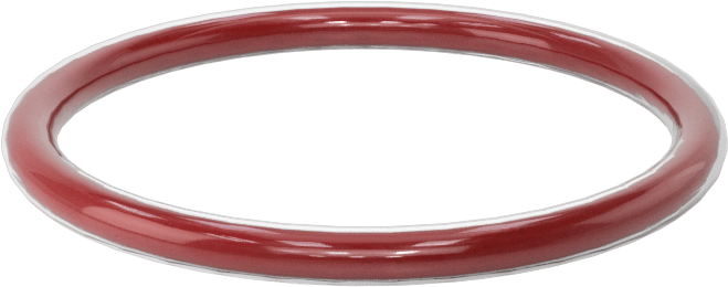 Kimyasala Dayanıklı FEP Kaplı Silikon O-Ring, Düşük Sıcaklık, 3/32 Kesirli Genişlik, Dash No. 123