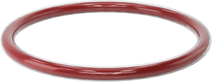 Kimyasala Dayanıklı FEP Kaplı Silikon O-Ring, Düşük Sıcaklık, 3/32 Kesirli Genişlik, Dash No. 126