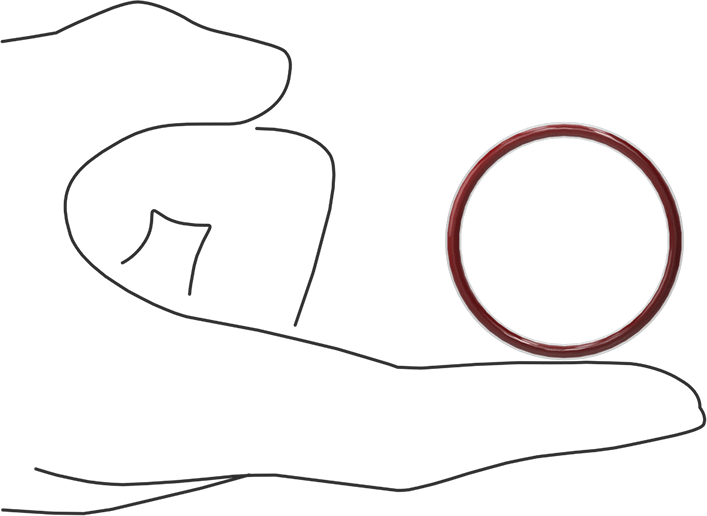 Kimyasala Dayanıklı FEP Kaplı Silikon O-Ring, Düşük Sıcaklık, 3/32 Kesirli Genişlik, Dash No. 126