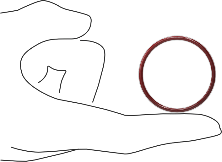 Kimyasala Dayanıklı FEP Kaplı Silikon O-Ring, Düşük Sıcaklık, 3/32 Kesirli Genişlik, Dash No. 127