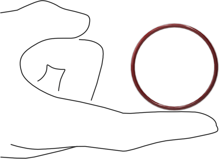 Kimyasala Dayanıklı FEP Kaplı Silikon O-Ring, Düşük Sıcaklık, 3/32 Kesirli Genişlik, Dash No. 131