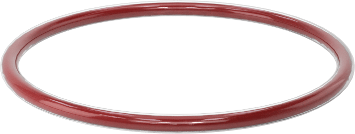 Kimyasala Dayanıklı FEP Kaplı Silikon O-Ring, Düşük Sıcaklık, 3/32 Kesirli Genişlik, Dash No. 134