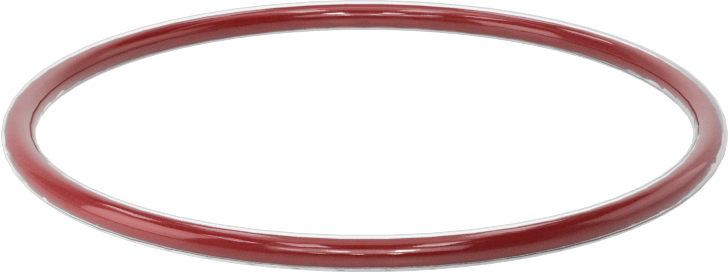 Kimyasala Dayanıklı FEP Kaplı Silikon O-Ring, Düşük Sıcaklık, 3/32 Kesirli Genişlik, Dash No. 137