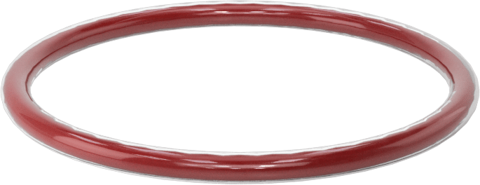 Kimyasala Dayanıklı FEP Kaplı Silikon O-Ring, Düşük Sıcaklık, 3/32 Kesirli Genişlik, Dash No. 128