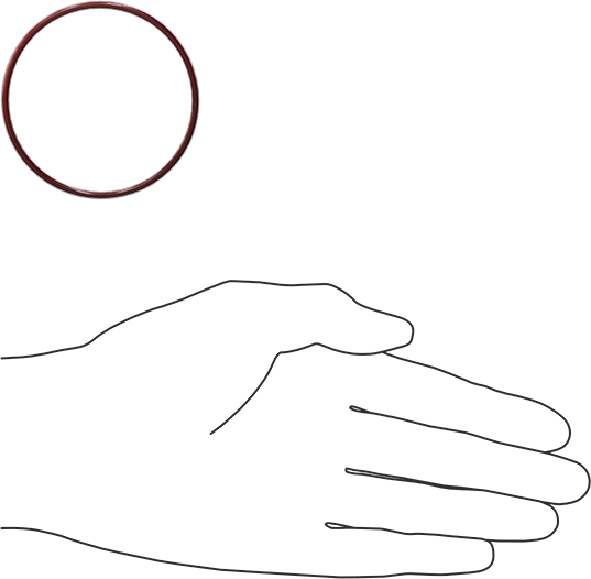 Kimyasala Dayanıklı FEP Kaplı Silikon O-Ring, Düşük Sıcaklık, 3/32 Kesirli Genişlik, Dash No. 140